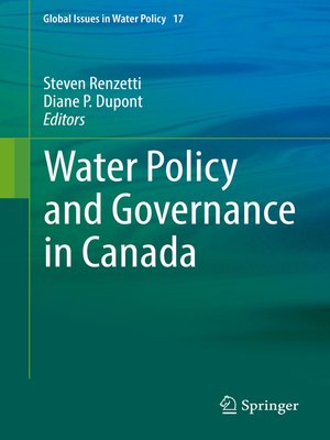 cover image of Water Policy and Governance in Canada